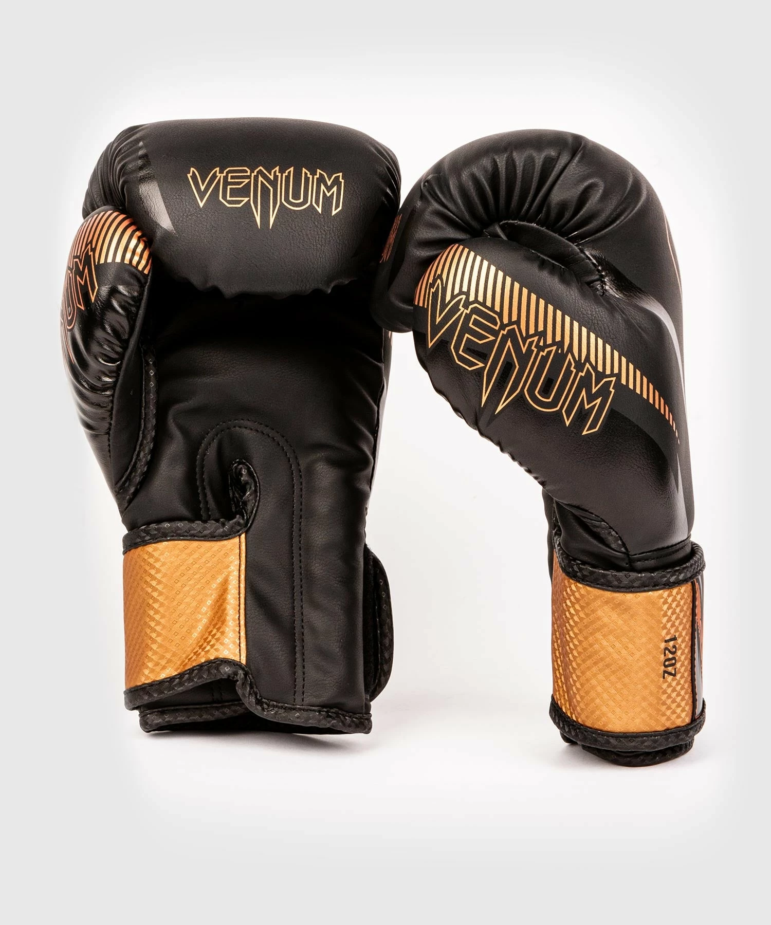 Venum Impact Boxing Gloves - Black/Bronze 4 Venum Impact Boxing Gloves - Black/Bronze - Image 2